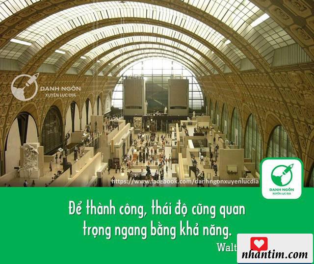 Để thành công, thái độ cũng quan trọng bằng khả năng