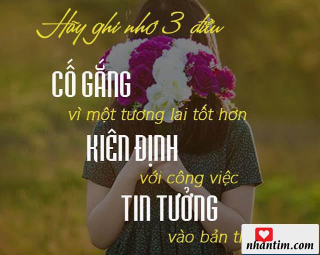 Hãy ghi nhớ 3 điều