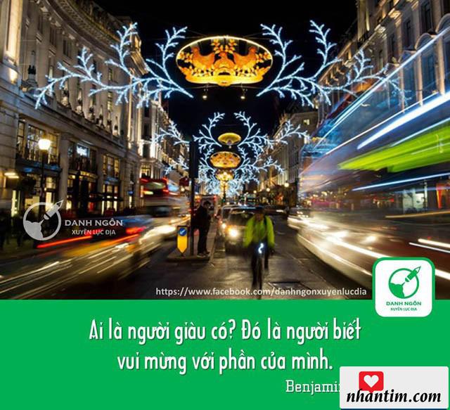 Ai là người giàu có? Đó là người biết vui mừng với phần của mình