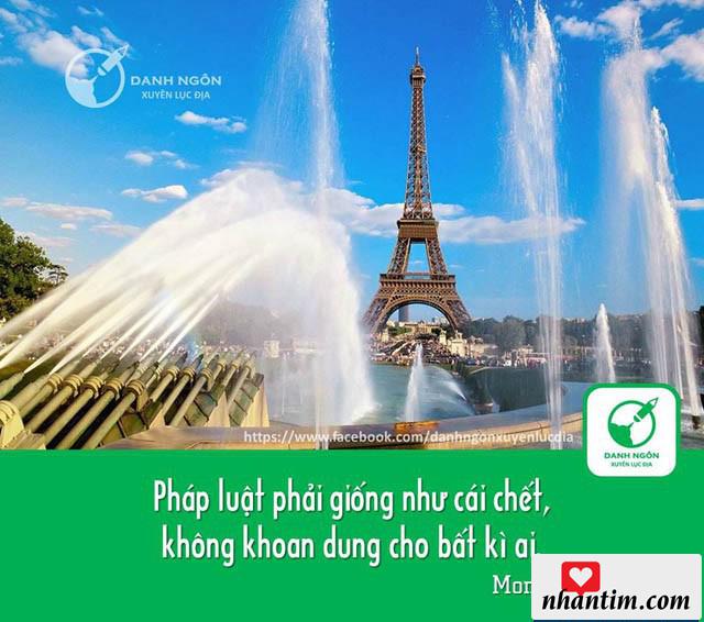 Pháp luật phải giống như cái chết, không khoan dung cho bất kì ai