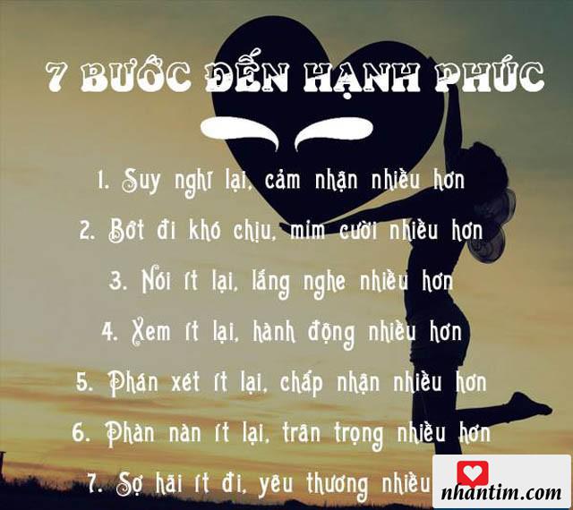 7 bước đến hạnh phúc