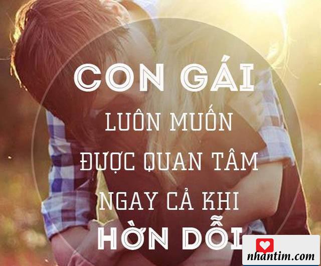 Con gái luôn muốn được quan tâm ngay cả khi hờn dỗi