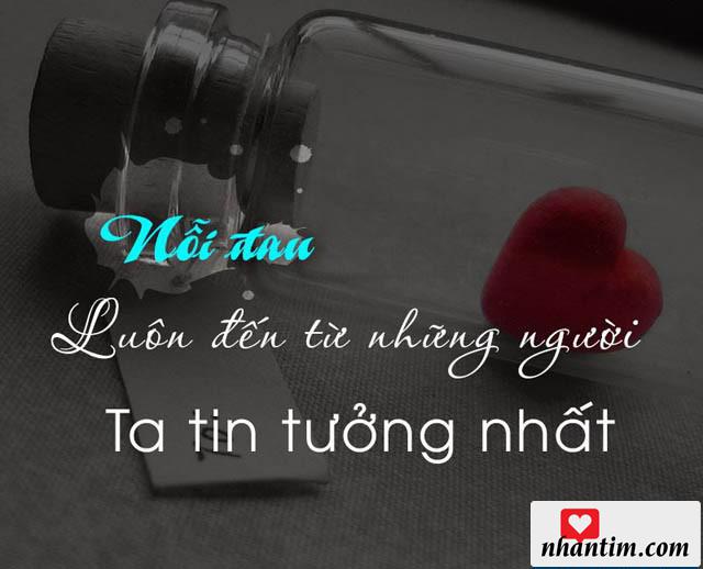 Nỗi đau luôn đến từ những người ta tin tưởng nhất