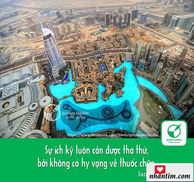 Sự ích kỷ luôn cần được tha thứ, bởi không có hy vọng về thuốc chữa