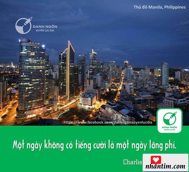 Một ngày không có tiếng cười là một ngày lãng phí