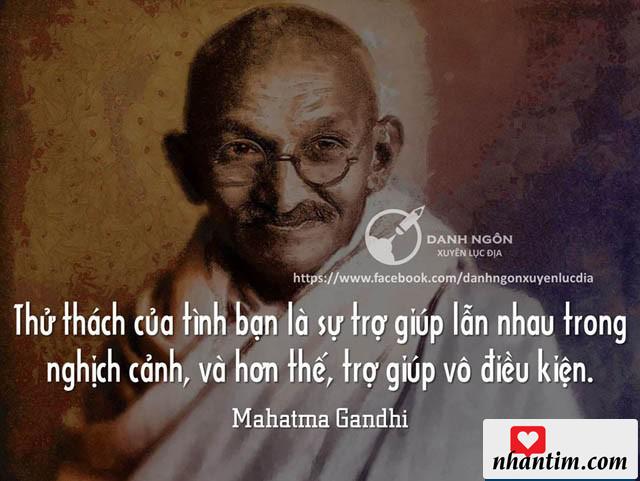 Thử thách của tình bạn là sự trợ giúp lẫn nhau trong nghịch cảnh, và hơn thế, trợ giúp vô điều kiện