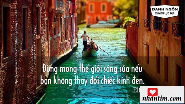 Đừng mong thế giới sáng sủa nếu bạn không thay đổi chiếc kính đen