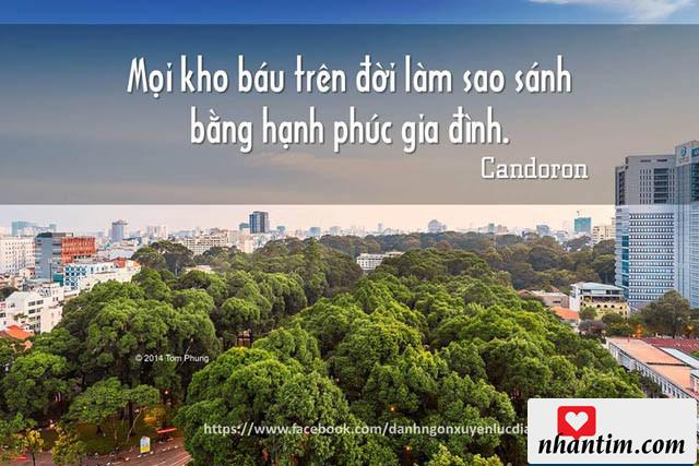 Mọi kho báu trên đời làm sao sánh bằng hạnh phúc gia đình