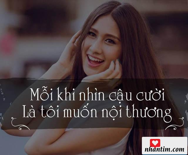 Mỗi khi nhìn cậu cười là tôi muốn nội thương