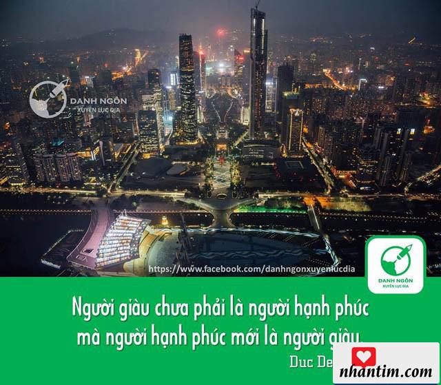 Người giàu chưa phải là hạnh phúc mà người hạnh phúc mới là người giàu