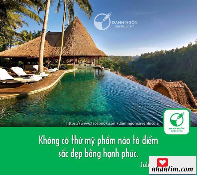 Không có thứ mỹ phẩm nào tổ điểm sắc đẹp bằng hạnh phúc