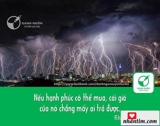 Nếu hạnh phúc có thể mua, cái giá của nó chẳng mấy ai trả được