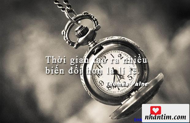 Thời gian tạo ra nhiều biến đổi hơn là lí lẽ