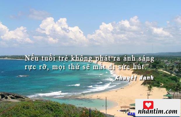 Nếu tuổi trẻ không phát ra ánh sáng rực rỡ, mọi thứ sẽ mất đi sức hút.